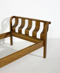 POLVARA GIULIO : Letto singolo per Zebra Mobili, Italia  - Asta Asta 516 | DESIGN E ARTI DECORATIVE DEL NOVECENTO Online - Associazione Nazionale - Case d'Asta italiane