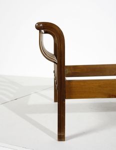 POLVARA GIULIO : Letto singolo per Zebra Mobili, Italia  - Asta Asta 516 | DESIGN E ARTI DECORATIVE DEL NOVECENTO Online - Associazione Nazionale - Case d'Asta italiane