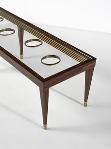 MANIFATTURA ITALIANA : Grande tavolo basso  - Asta Asta 516 | DESIGN E ARTI DECORATIVE DEL NOVECENTO Online - Associazione Nazionale - Case d'Asta italiane
