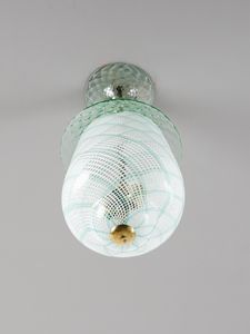 MARTENS DINO (1894 - 1970) : attribuito. Lampada a sospensione per Aureliano Toso, Murano  - Asta Asta 516 | DESIGN E ARTI DECORATIVE DEL NOVECENTO Online - Associazione Nazionale - Case d'Asta italiane