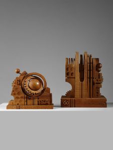 CODOGNOTTO FERDINANDO (n. 1940) : Due sculture a tutto tondo  - Asta Asta 516 | DESIGN E ARTI DECORATIVE DEL NOVECENTO Online - Associazione Nazionale - Case d'Asta italiane