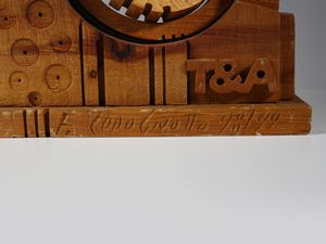 CODOGNOTTO FERDINANDO (n. 1940) : Due sculture a tutto tondo  - Asta Asta 516 | DESIGN E ARTI DECORATIVE DEL NOVECENTO Online - Associazione Nazionale - Case d'Asta italiane