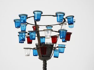 RIZZARDA CARLO (1883 - 1931) : attribuito. Grande trespolo  - Asta Asta 516 | DESIGN E ARTI DECORATIVE DEL NOVECENTO Online - Associazione Nazionale - Case d'Asta italiane