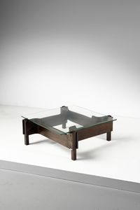 PORTOGHESI PAOLO (n. 1931) - Tavolino da salotto mod. Girolevo per Poltronova, Firenze