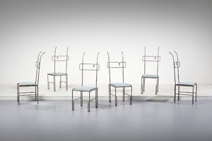 MARSURA SALVINO (n. 1938) - Sei sedie-scultura