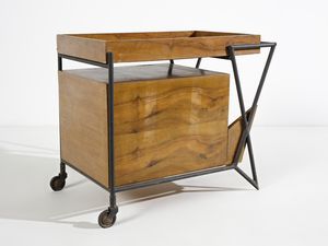 BIGLIANI, TARONE, VAIRANO : nello stile di. Carrello portavivande  - Asta Asta 516 | DESIGN E ARTI DECORATIVE DEL NOVECENTO Online - Associazione Nazionale - Case d'Asta italiane