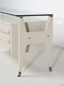 DASSI MOBILI MODERNI : attribuito. Com a tre cassetti, Lissone  - Asta Asta 516 | DESIGN E ARTI DECORATIVE DEL NOVECENTO Online - Associazione Nazionale - Case d'Asta italiane