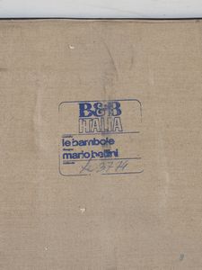 BELLINI MARIO (n. 1935) : Coppia di divani a due posti mod. Le Bambole per B&B Italia  - Asta Asta 516 | DESIGN E ARTI DECORATIVE DEL NOVECENTO Online - Associazione Nazionale - Case d'Asta italiane