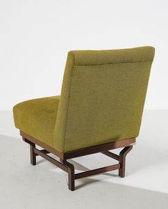 ALBERTI REGGIO EUGENIA : attribuito. Coppia di poltroncine da camera  - Asta Asta 516 | DESIGN E ARTI DECORATIVE DEL NOVECENTO Online - Associazione Nazionale - Case d'Asta italiane