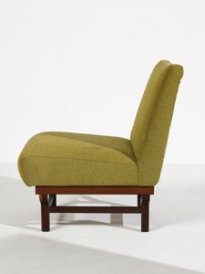 ALBERTI REGGIO EUGENIA : attribuito. Coppia di poltroncine da camera  - Asta Asta 516 | DESIGN E ARTI DECORATIVE DEL NOVECENTO Online - Associazione Nazionale - Case d'Asta italiane