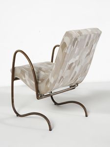 MANIFATTURA FRANCESE : Tre poltroncine razionaliste con meccanismo reclinabile  - Asta Asta 516 | DESIGN E ARTI DECORATIVE DEL NOVECENTO Online - Associazione Nazionale - Case d'Asta italiane