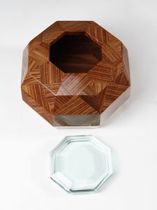 CHIESA PIETRO (1892 - 1948) : attribuito. Scatola portaoggetti  - Asta Asta 516 | DESIGN E ARTI DECORATIVE DEL NOVECENTO Online - Associazione Nazionale - Case d'Asta italiane