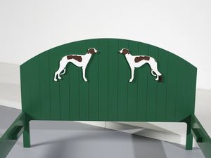 DE POLI FABIO (n. 1947) : Letto matrimoniale Dog&Dog per Giovannetti, Pistoia  - Asta Asta 516 | DESIGN E ARTI DECORATIVE DEL NOVECENTO Online - Associazione Nazionale - Case d'Asta italiane
