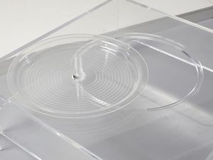 SANTANTONIO SANDRO (n. 1977) : Tavolo da salotto mod. Dune con vassoio asportabile per Giovannetti, Pistoia  - Asta Asta 516 | DESIGN E ARTI DECORATIVE DEL NOVECENTO Online - Associazione Nazionale - Case d'Asta italiane