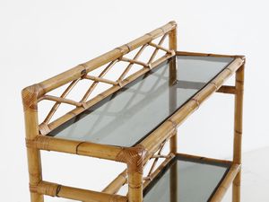 MANIFATTURA ITALIANA : Consolle a due ripiani  - Asta Asta 516 | DESIGN E ARTI DECORATIVE DEL NOVECENTO Online - Associazione Nazionale - Case d'Asta italiane