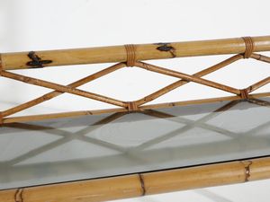 MANIFATTURA ITALIANA : Consolle a due ripiani  - Asta Asta 516 | DESIGN E ARTI DECORATIVE DEL NOVECENTO Online - Associazione Nazionale - Case d'Asta italiane