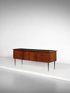 MANIFATTURA ITALIANA : Cassettiera a sei cassetti  - Asta Asta 516 | DESIGN E ARTI DECORATIVE DEL NOVECENTO Online - Associazione Nazionale - Case d'Asta italiane