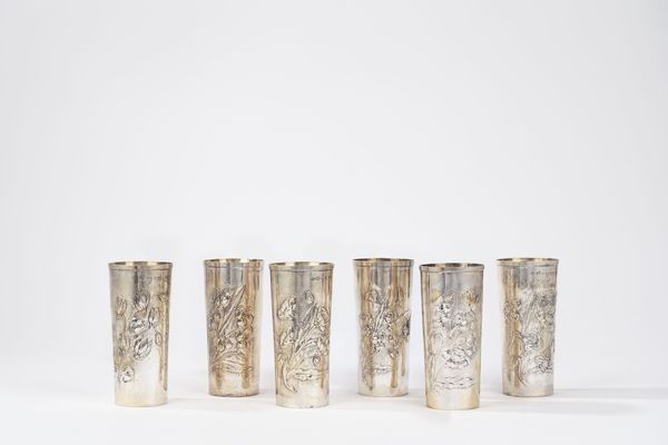 Sei bicchieri  - Asta Argenti Antichi e da Collezione - Associazione Nazionale - Case d'Asta italiane