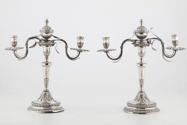 Coppia di doppieri  - Asta Argenti Antichi e da Collezione - Associazione Nazionale - Case d'Asta italiane