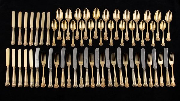 Importante servizio di posate  - Asta Argenti Antichi e da Collezione - Associazione Nazionale - Case d'Asta italiane