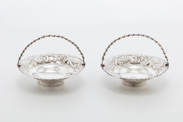 Coppia di cestini  - Asta Argenti Antichi e da Collezione - Associazione Nazionale - Case d'Asta italiane