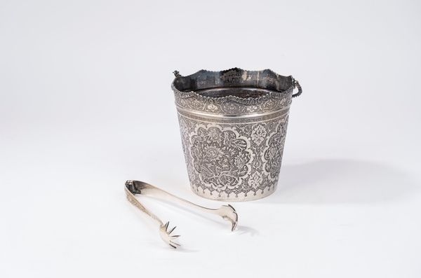 Secchiello porta ghiaccio con pinza  - Asta Argenti Antichi e da Collezione - Associazione Nazionale - Case d'Asta italiane