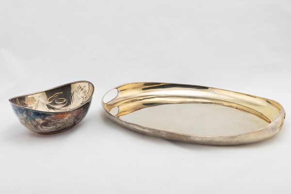 Messulam : Vassoio e ciotola  - Asta Argenti Antichi e da Collezione - Associazione Nazionale - Case d'Asta italiane