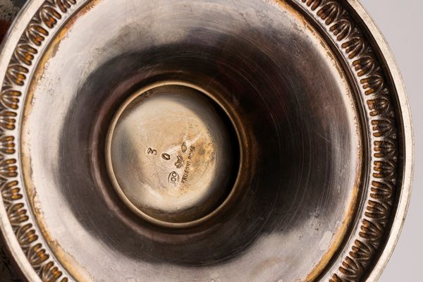 Cesa Alessandria : Servizio da tè e caffè con vassoio  - Asta Argenti Antichi e da Collezione - Associazione Nazionale - Case d'Asta italiane