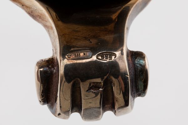 Salsiera e salierina con cucchiaino  - Asta Argenti Antichi e da Collezione - Associazione Nazionale - Case d'Asta italiane