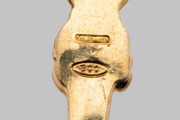 Salsiera e salierina con cucchiaino  - Asta Argenti Antichi e da Collezione - Associazione Nazionale - Case d'Asta italiane