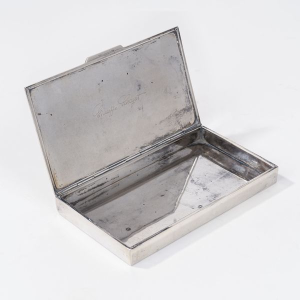 Portasigari, Presidente Giuseppe Saragat  - Asta Argenti Antichi e da Collezione - Associazione Nazionale - Case d'Asta italiane