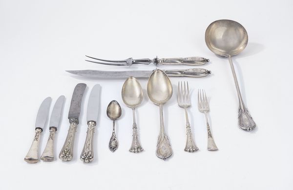 L. Janesich : Servizio di posate  - Asta Argenti Antichi e da Collezione - Associazione Nazionale - Case d'Asta italiane