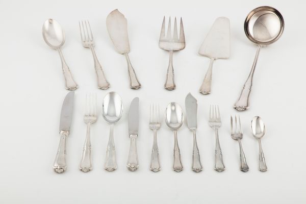 Broggi : Servizio di posate  - Asta Argenti Antichi e da Collezione - Associazione Nazionale - Case d'Asta italiane