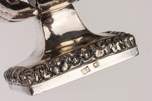 Quattro saliere e un cestino  - Asta Argenti Antichi e da Collezione - Associazione Nazionale - Case d'Asta italiane