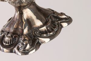 Quattro saliere e un cestino  - Asta Argenti Antichi e da Collezione - Associazione Nazionale - Case d'Asta italiane