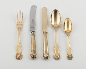 Importante servizio di posate  - Asta Argenti Antichi e da Collezione - Associazione Nazionale - Case d'Asta italiane