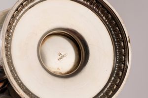 Cesa Alessandria : Servizio da tè e caffè con vassoio  - Asta Argenti Antichi e da Collezione - Associazione Nazionale - Case d'Asta italiane