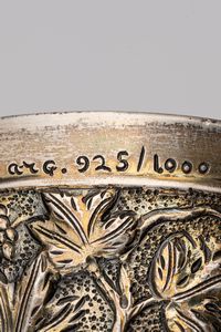 Gemito : Bicchiere  - Asta Argenti Antichi e da Collezione - Associazione Nazionale - Case d'Asta italiane