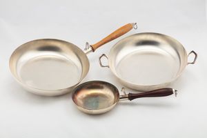 ARGENTERIA DABBENE - Due padelle e un tegame da cucina