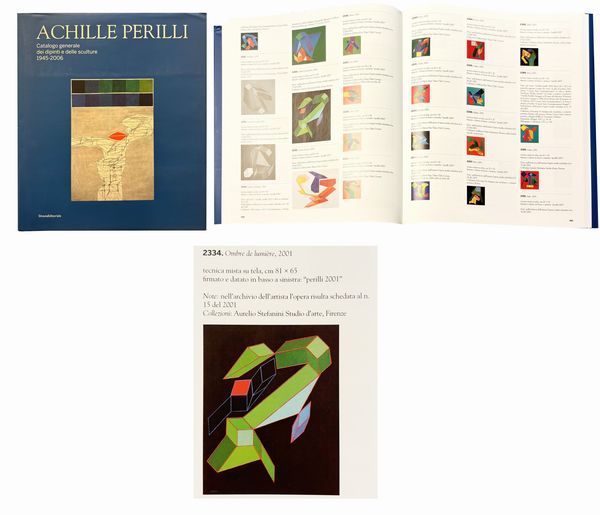 ACHILLE PERILLI : Ombre de Lumire  - Asta Arte Moderna e Contemporanea - Associazione Nazionale - Case d'Asta italiane