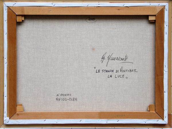 ANTONIO NUNZIANTE : Le stanze di Antibes... La luce  - Asta Arte Moderna e Contemporanea - Associazione Nazionale - Case d'Asta italiane