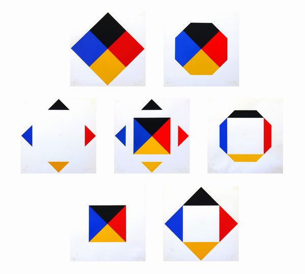 Max Bill : 7 Scarious portfolio  - Asta Arte Moderna e Contemporanea - Associazione Nazionale - Case d'Asta italiane