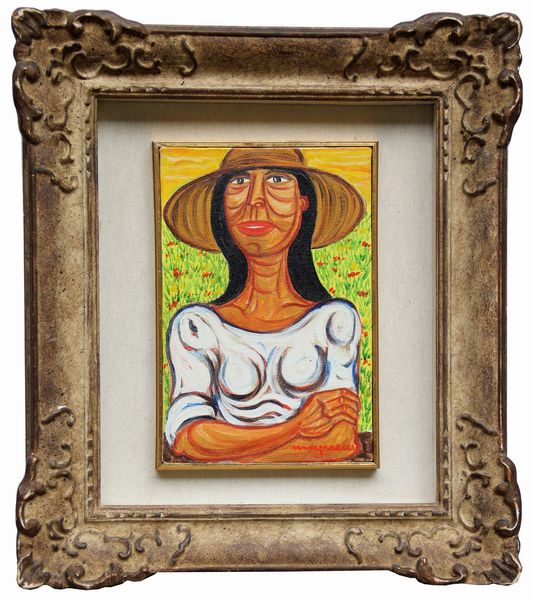 Giuseppe Migneco : Contadina  - Asta Arte Moderna e Contemporanea - Associazione Nazionale - Case d'Asta italiane