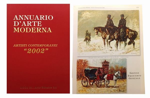 GIOVAN FRANCESCO GONZAGA : Pattuglia cosacca nella steppa  - Asta Arte Moderna e Contemporanea - Associazione Nazionale - Case d'Asta italiane