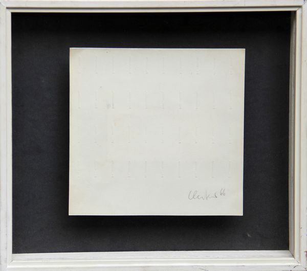 Günther Uecker : Nagelfeld  - Asta Arte Moderna e Contemporanea - Associazione Nazionale - Case d'Asta italiane