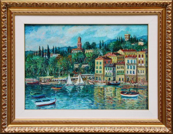 GIOVAN FRANCESCO GONZAGA : Paesaggio ligure  - Asta Arte Moderna e Contemporanea - Associazione Nazionale - Case d'Asta italiane