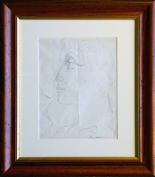 Giorgio de Chirico : Studio di testa  - Asta Arte Moderna e Contemporanea - Associazione Nazionale - Case d'Asta italiane