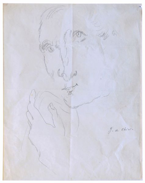 Giorgio de Chirico : Studio di testa  - Asta Arte Moderna e Contemporanea - Associazione Nazionale - Case d'Asta italiane