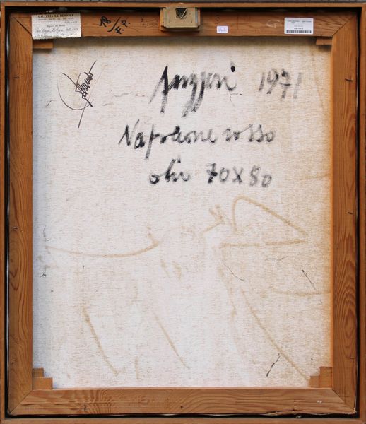 PIERO RUGGERI : Napoleone rosso  - Asta Arte Moderna e Contemporanea - Associazione Nazionale - Case d'Asta italiane