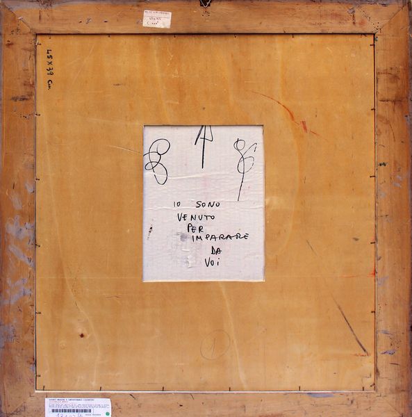 Bruno Ceccobelli : Io sono venuto per imparare da voi  - Asta Arte Moderna e Contemporanea - Associazione Nazionale - Case d'Asta italiane